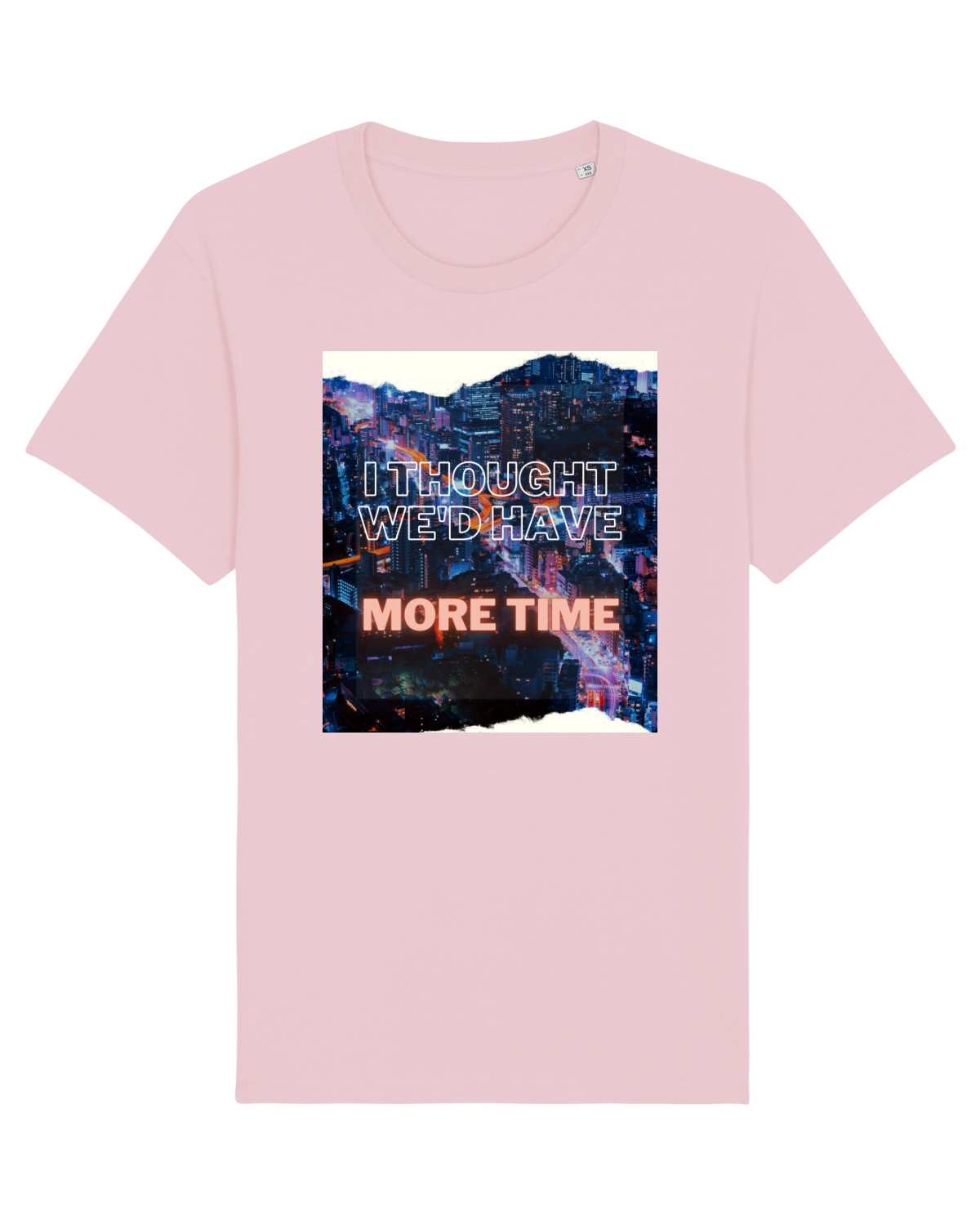 Tricou mânecă scurtă Unisex Rocker Cotton Pink