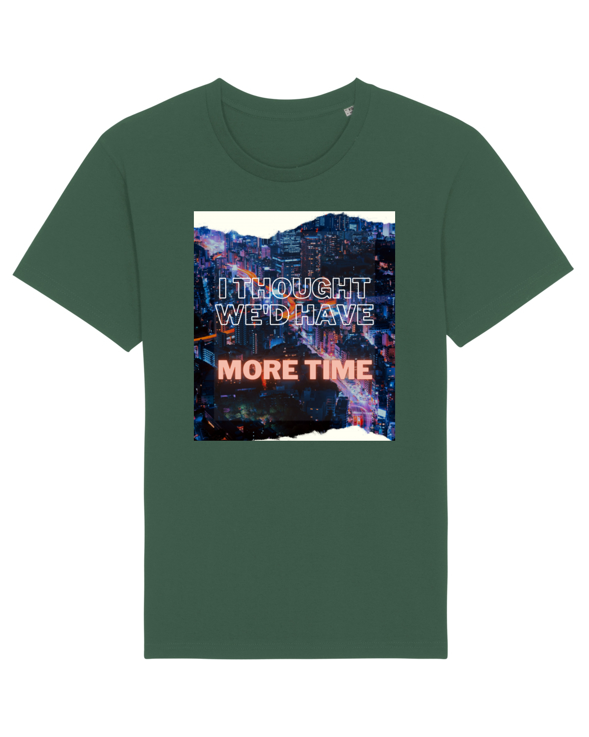 Tricou mânecă scurtă Unisex Rocker Bottle Green