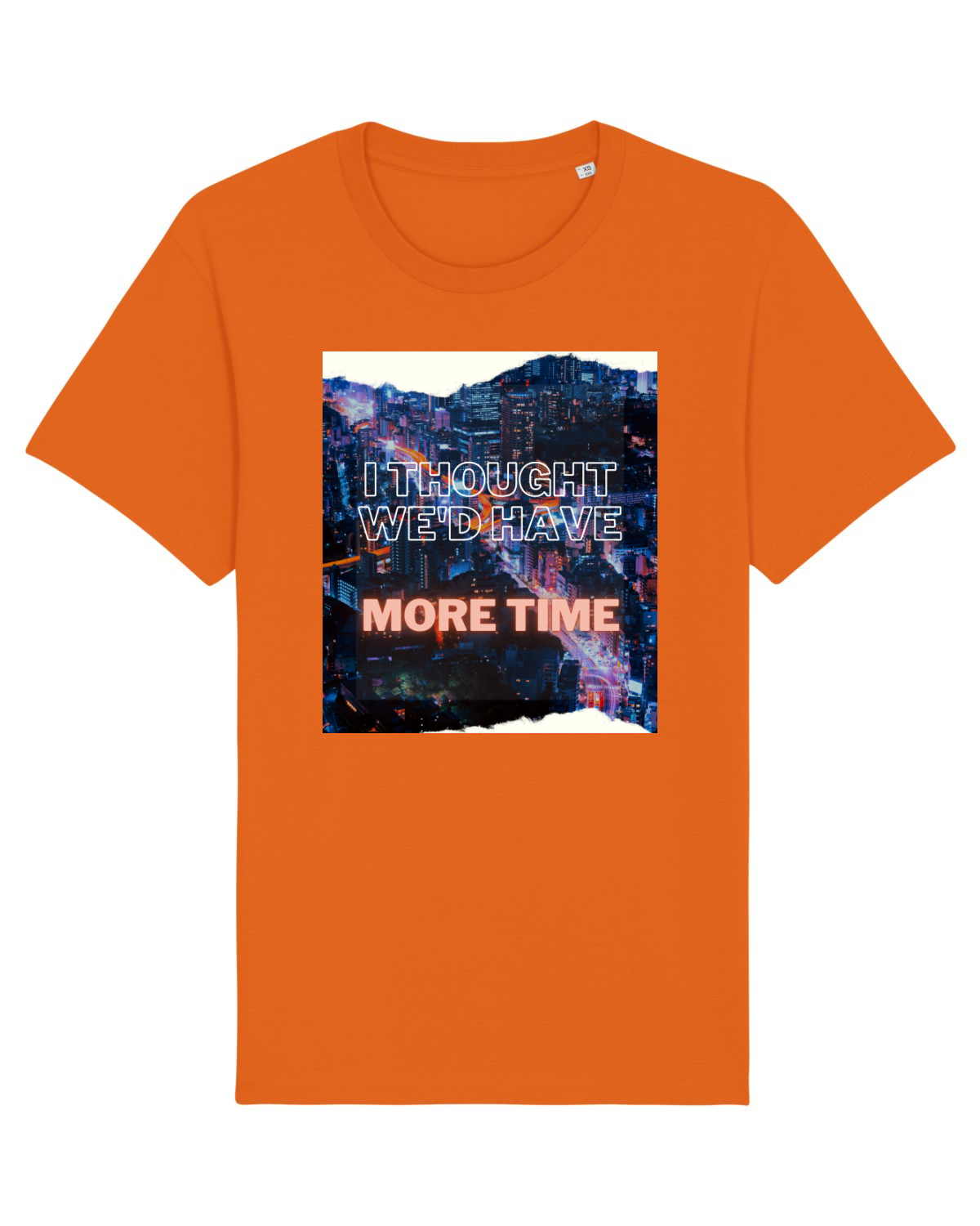 Tricou mânecă scurtă Unisex Rocker Bright Orange