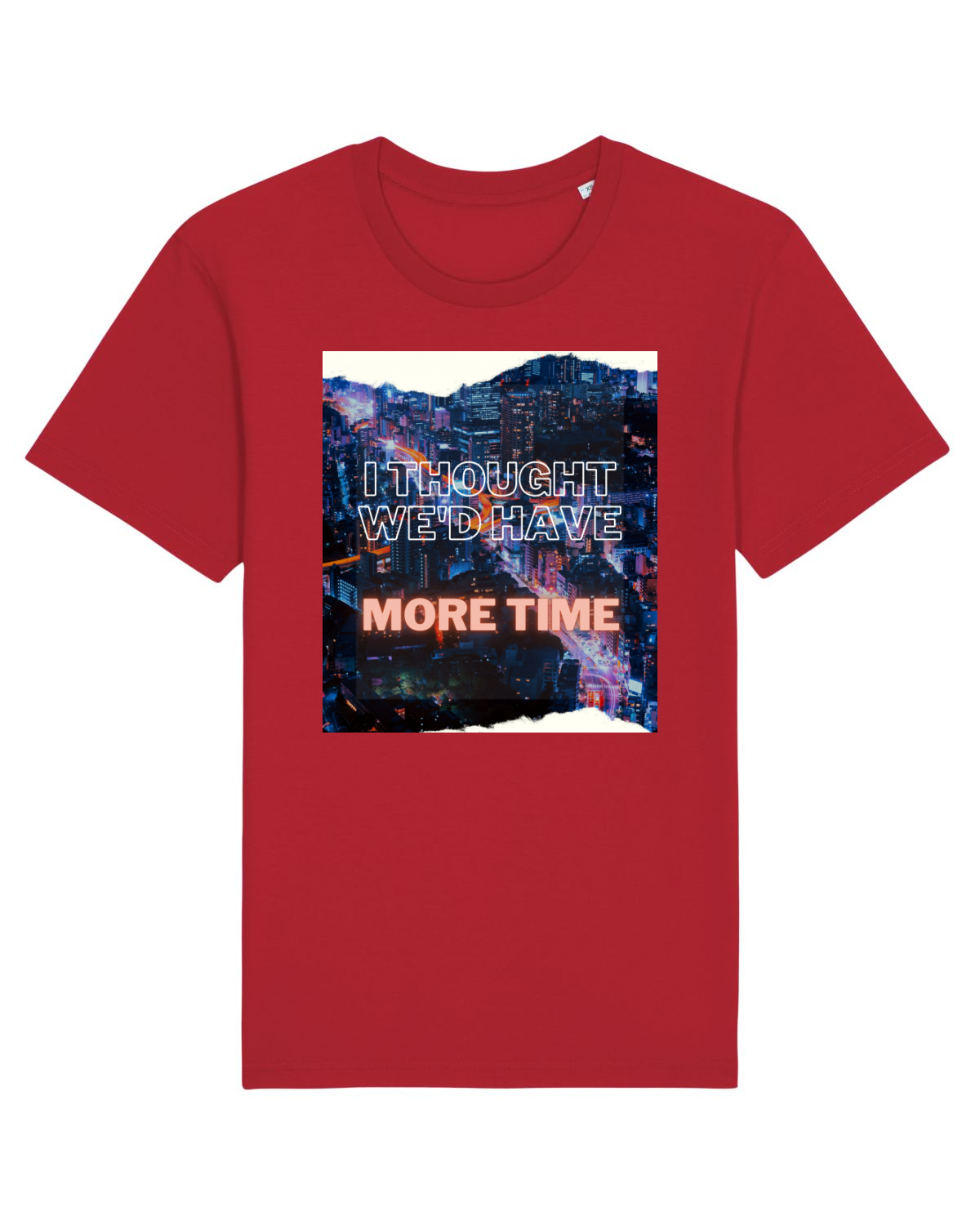 Tricou mânecă scurtă Unisex Rocker Red