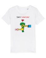 Tinem legătura... de Valentines Day Tricou mânecă scurtă  Copii Mini Creator