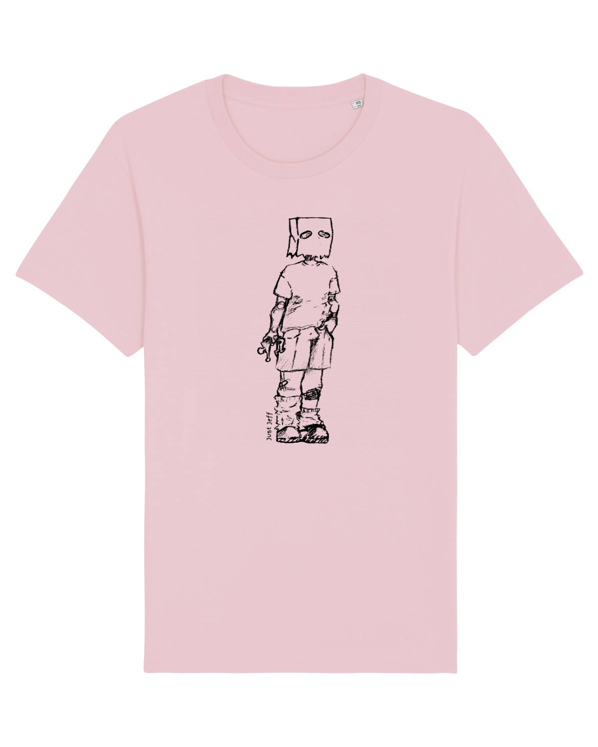 Tricou mânecă scurtă Unisex Rocker Cotton Pink