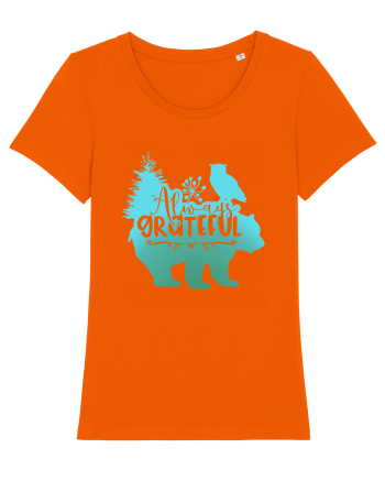 Always Grateful Bright Orange