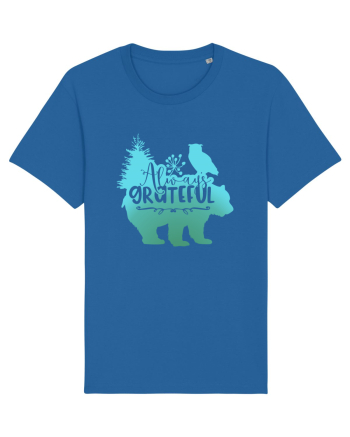 Always Grateful Royal Blue