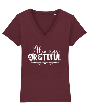 Always Grateful Burgundy
