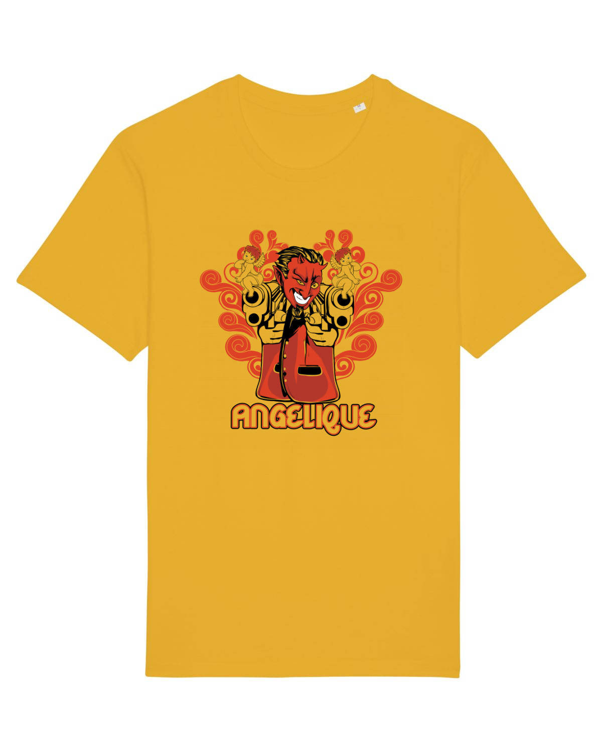 Tricou mânecă scurtă Unisex Rocker Spectra Yellow