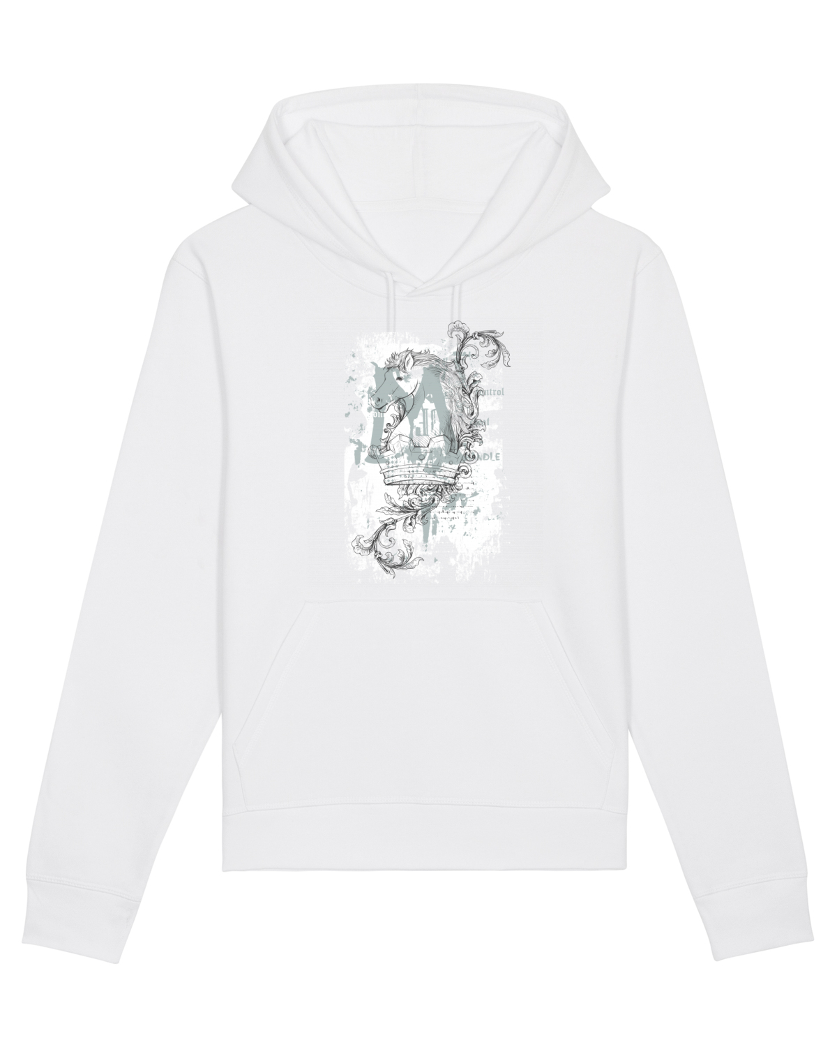 Hanorac Unisex Drummer White