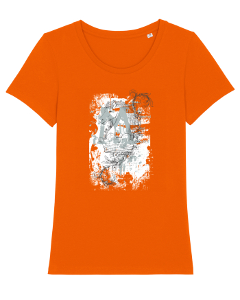 Chess Pieces Bright Orange