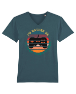 Gamer Tricou mânecă scurtă guler V Bărbat Presenter