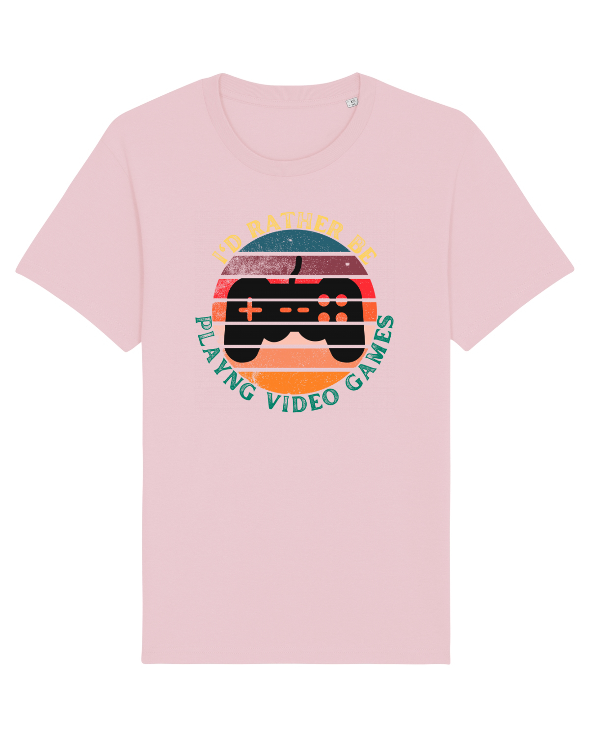 Tricou mânecă scurtă Unisex Rocker Cotton Pink