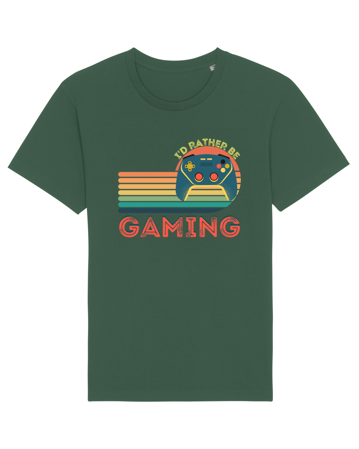 Tricou mânecă scurtă Unisex Rocker Bottle Green