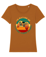 Gamer Tricou mânecă scurtă guler larg fitted Damă Expresser