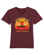 Gamer Tricou mânecă scurtă guler V Bărbat Presenter