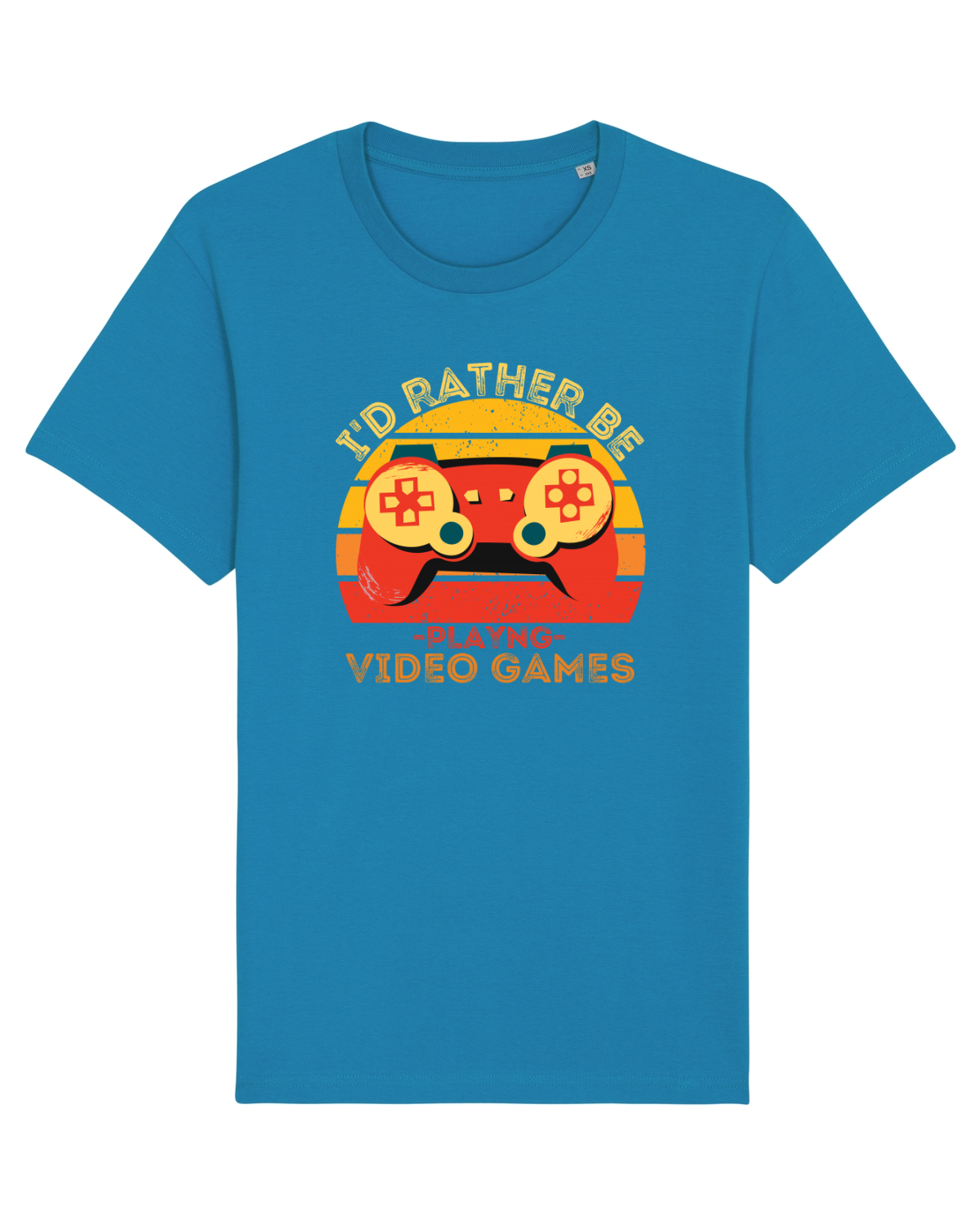 Tricou mânecă scurtă Unisex Rocker Azur