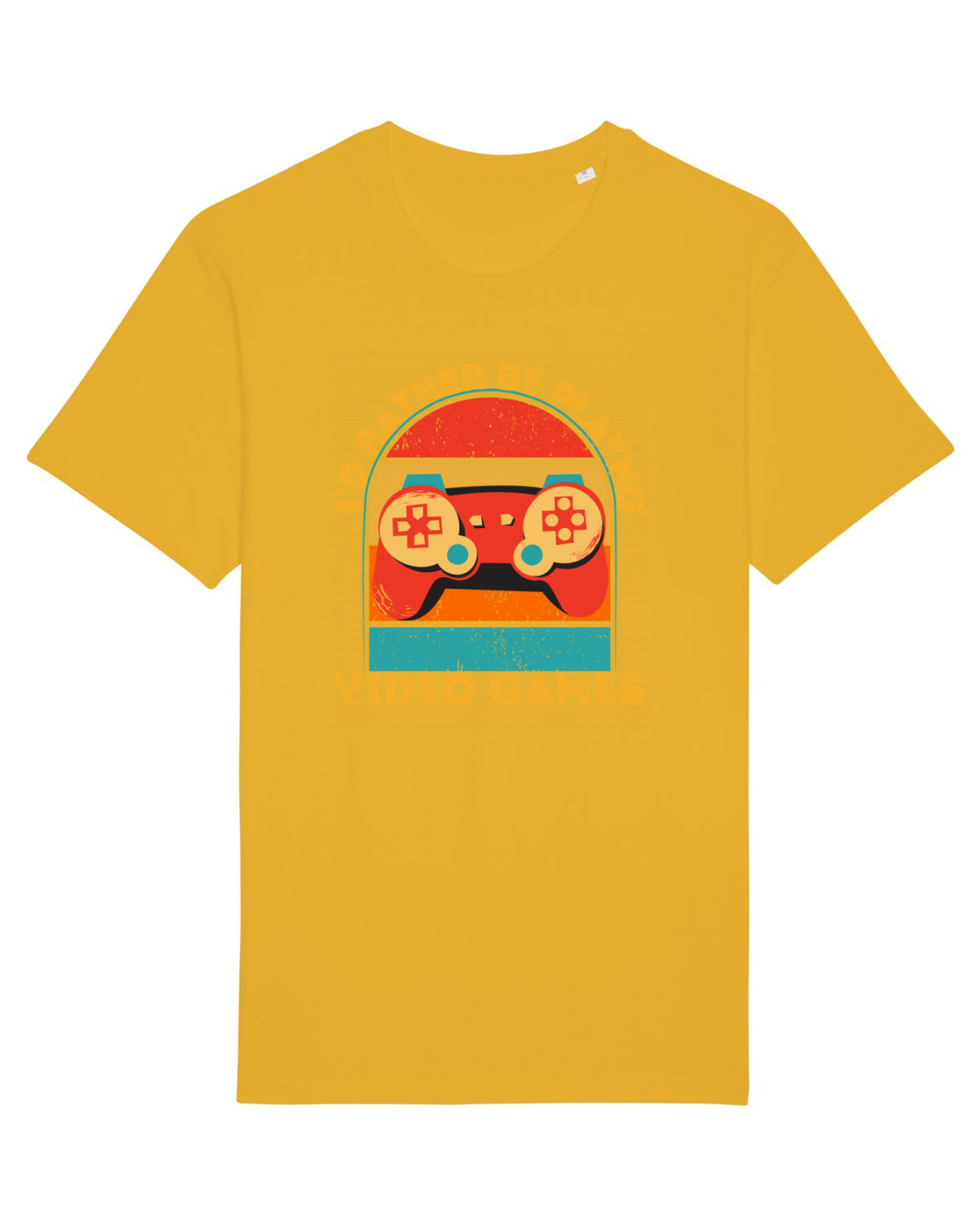 Tricou mânecă scurtă Unisex Rocker Spectra Yellow