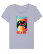 Gamer Tricou mânecă scurtă guler larg fitted Damă Expresser