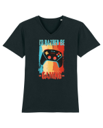 Gamer Tricou mânecă scurtă guler V Bărbat Presenter