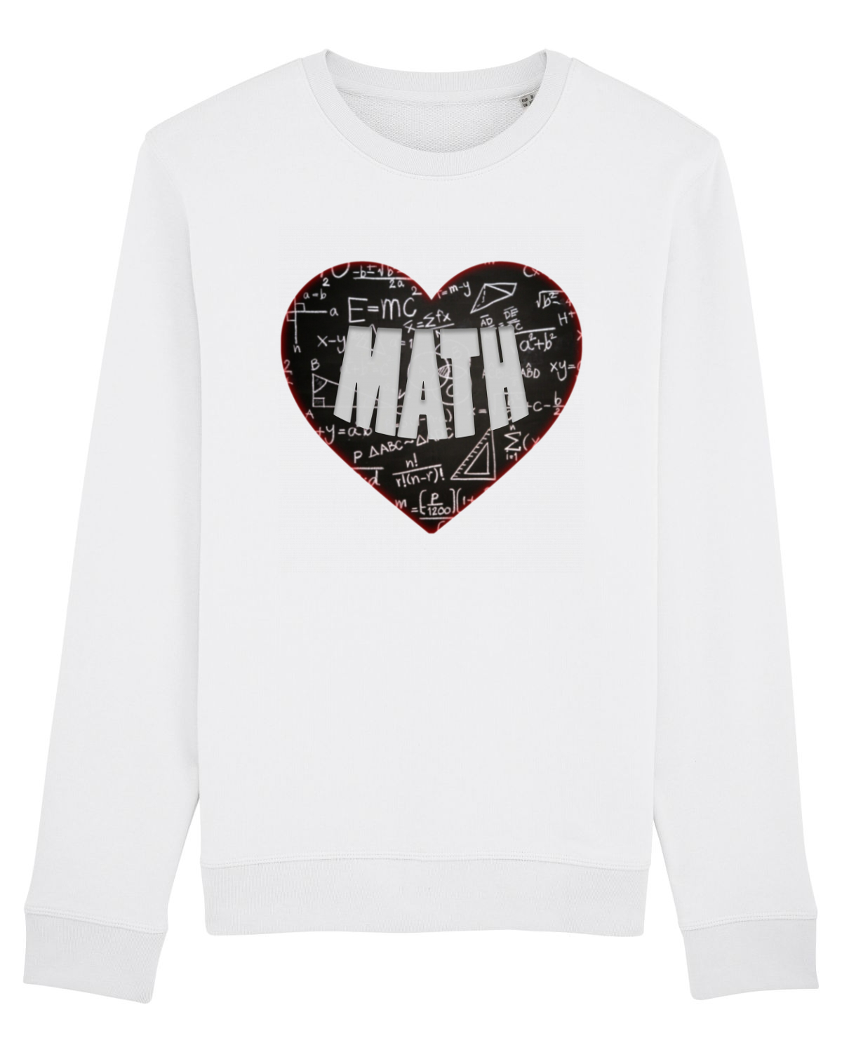 Bluză mânecă lungă Unisex Rise White