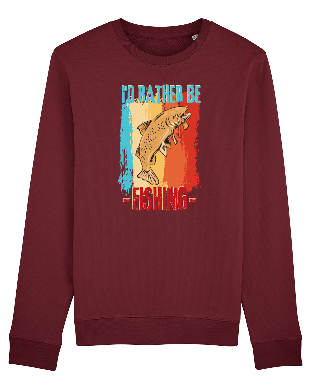 Bluză mânecă lungă Unisex Rise Burgundy