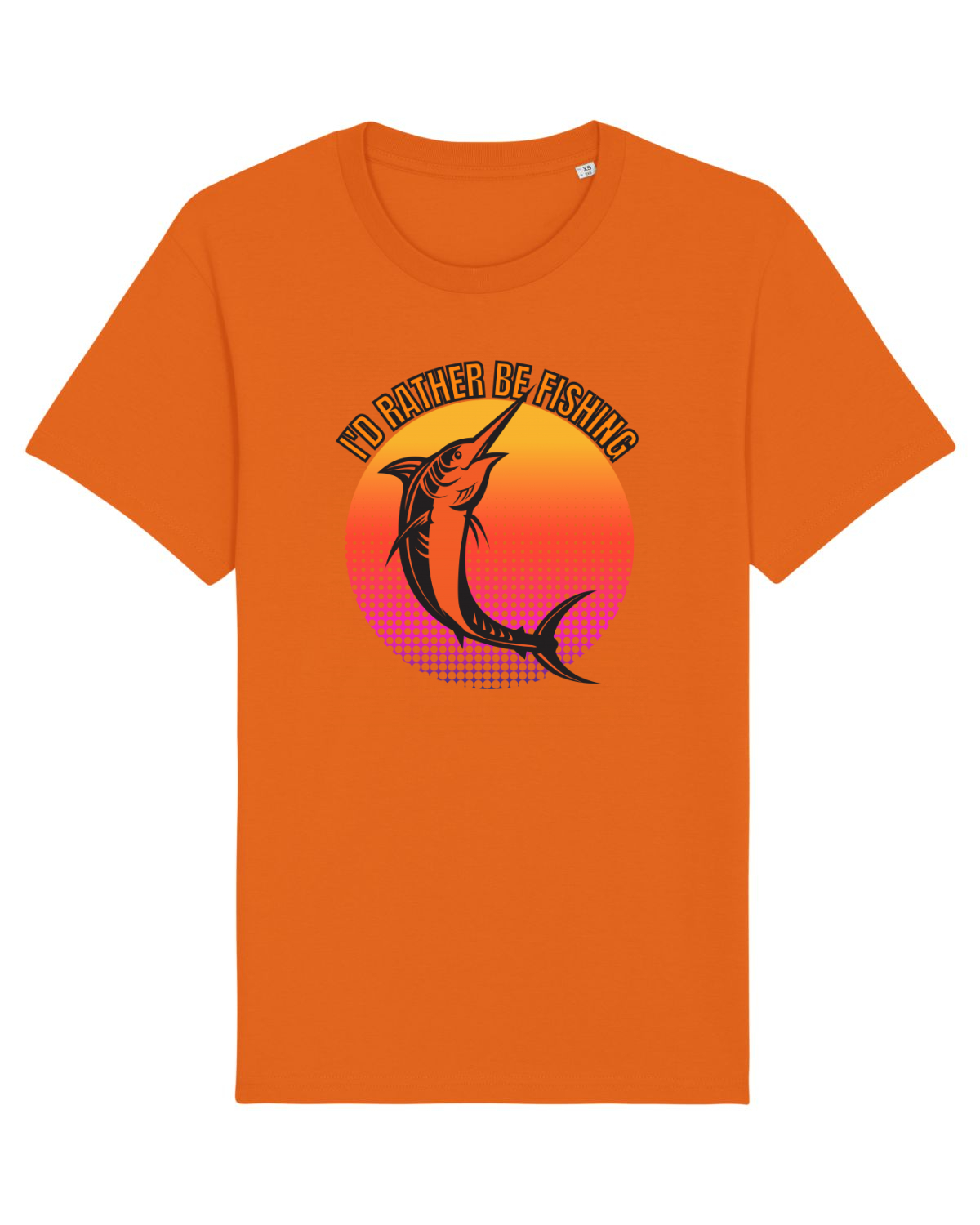 Tricou mânecă scurtă Unisex Rocker Bright Orange