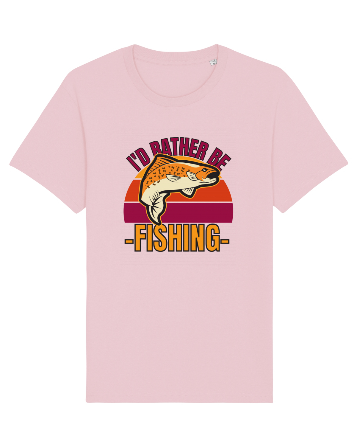 Tricou mânecă scurtă Unisex Rocker Cotton Pink