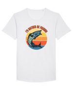 Pescari Tricou mânecă scurtă guler larg Bărbat Skater