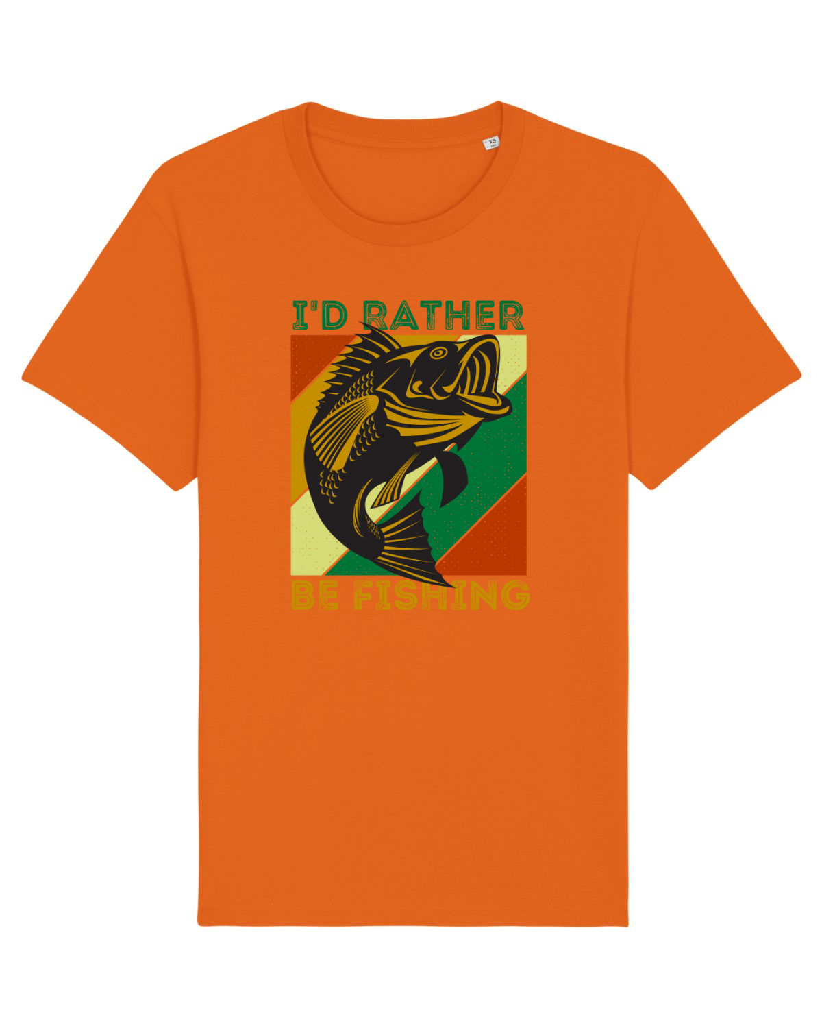 Tricou mânecă scurtă Unisex Rocker Bright Orange