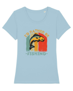 Pescari Tricou mânecă scurtă guler larg fitted Damă Expresser