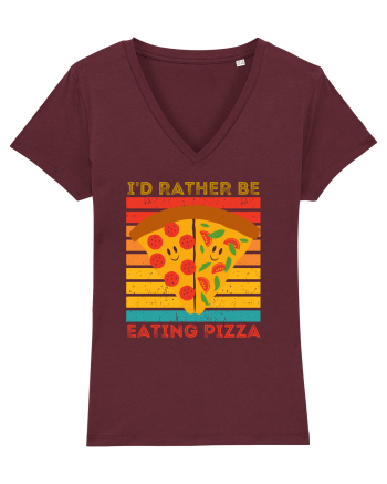 Pizza Lover Burgundy