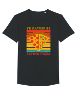 Pizza Lover Tricou mânecă scurtă guler larg Bărbat Skater