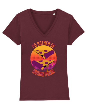 Pizza Lover Burgundy