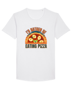 Pizza Lover Tricou mânecă scurtă guler larg Bărbat Skater