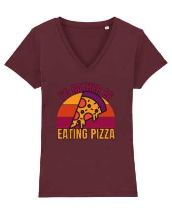 Pizza Lover Burgundy