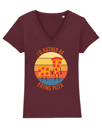 Pizza Lover Burgundy