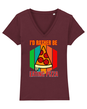 Pizza Lover Burgundy