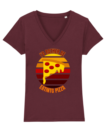 Pizza Lover Burgundy