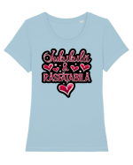Iubibila & rasfatabila Tricou mânecă scurtă guler larg fitted Damă Expresser