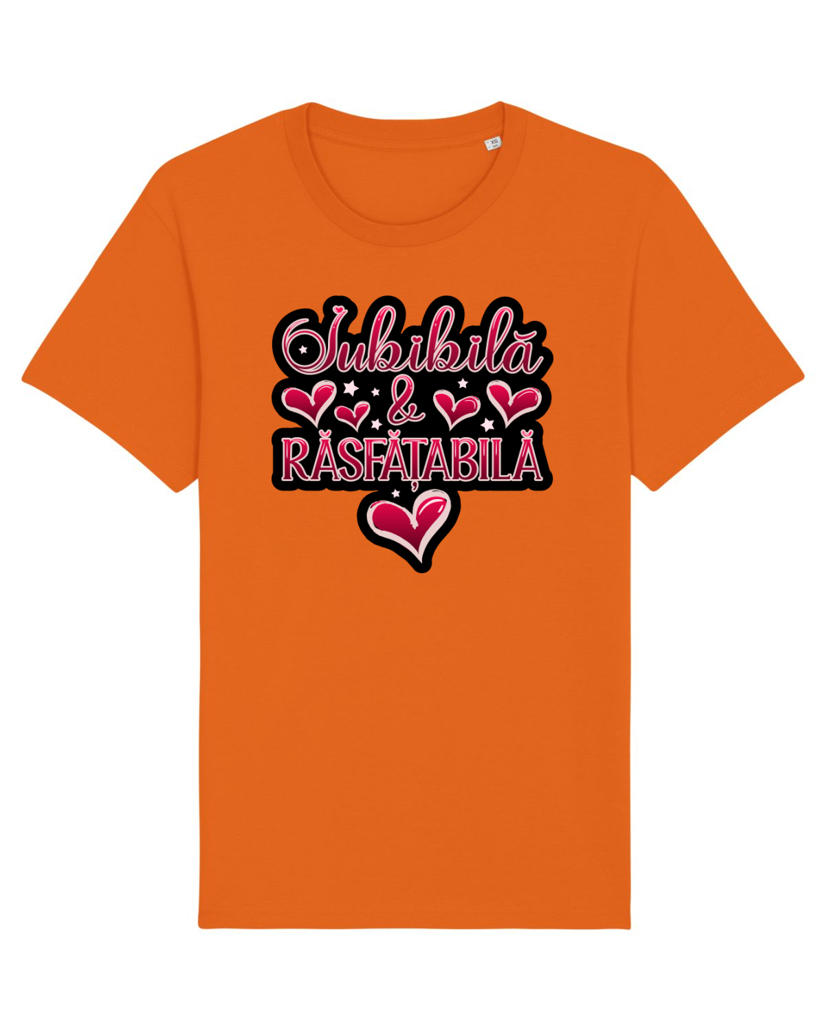Tricou mânecă scurtă Unisex Rocker Bright Orange