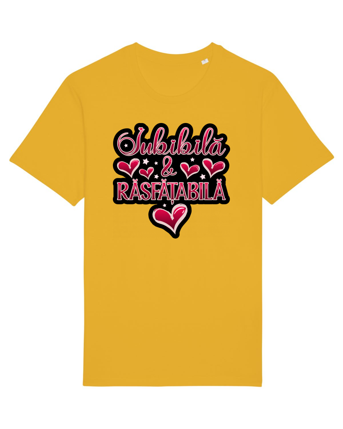 Tricou mânecă scurtă Unisex Rocker Spectra Yellow