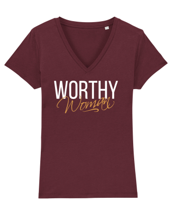 Worthy Woman Burgundy