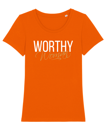 Worthy Woman Bright Orange