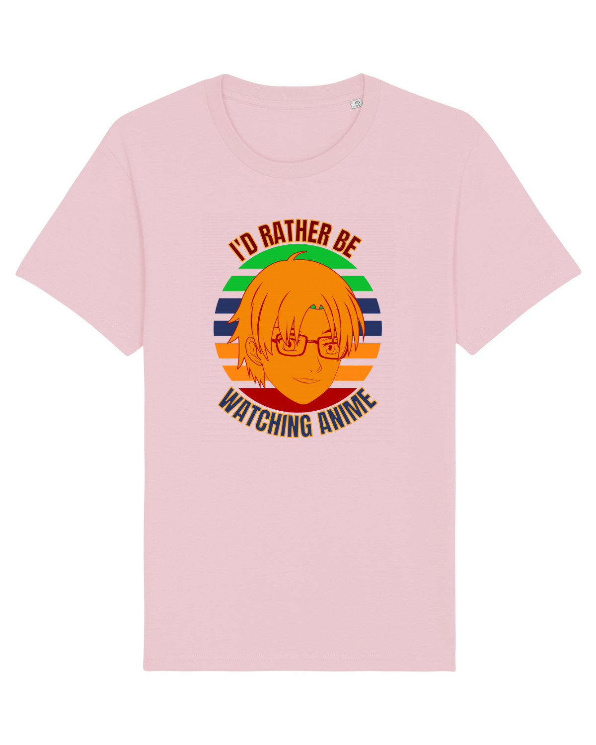 Tricou mânecă scurtă Unisex Rocker Cotton Pink