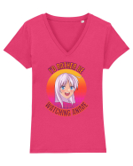 Anime Lover Tricou mânecă scurtă guler V Damă Evoker