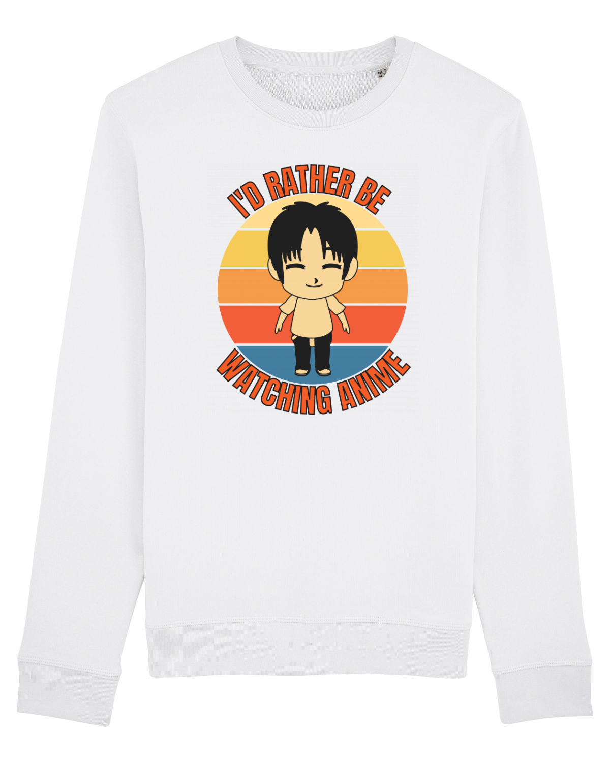 Bluză mânecă lungă Unisex Rise White