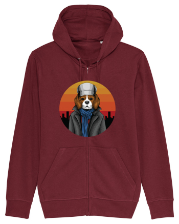 Detective Beagle Burgundy