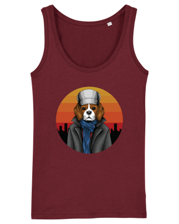 Detective Beagle Burgundy