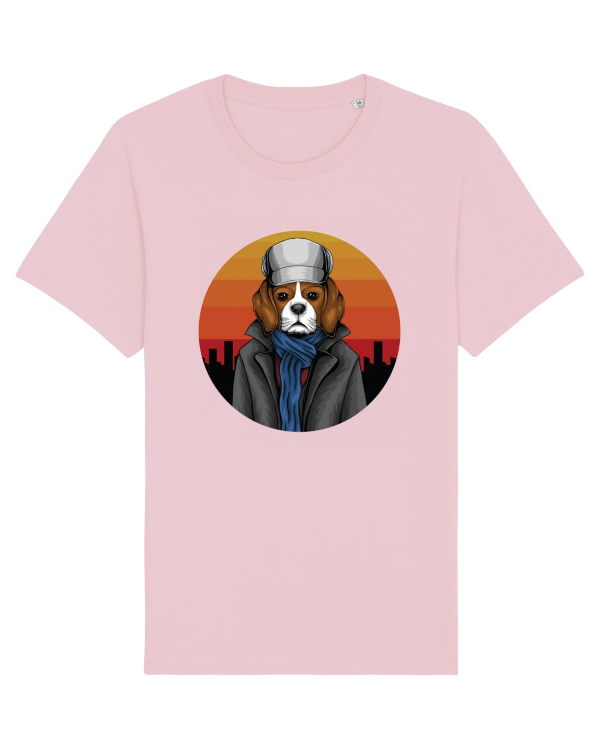 Tricou mânecă scurtă Unisex Rocker Cotton Pink