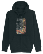 Don't Stop The Music Hanorac cu fermoar Unisex Connector