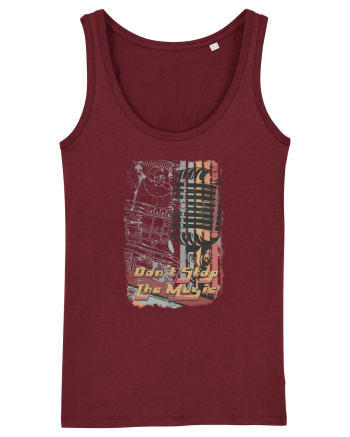 Don't Stop The Music Burgundy