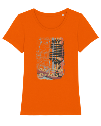 Don't Stop The Music Bright Orange